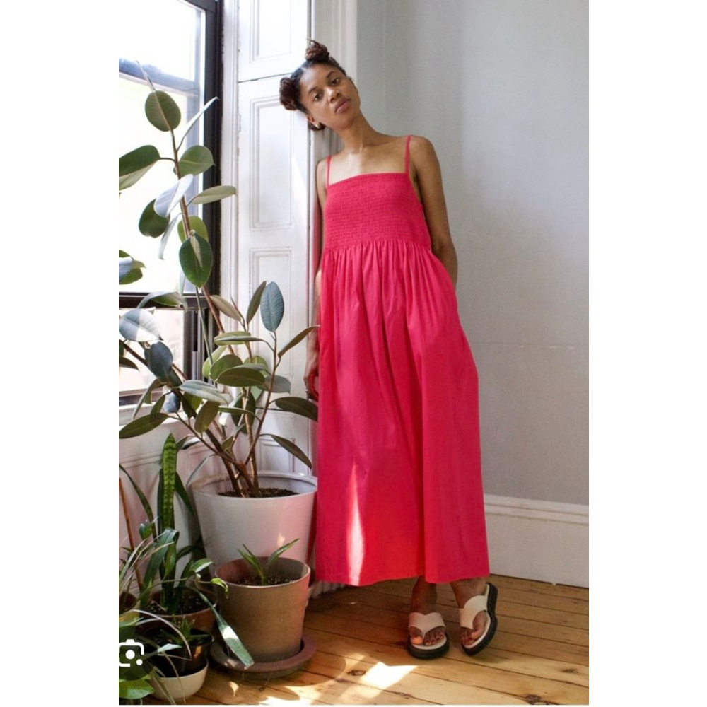 M. Patmos Hester cotton dress hot pink S